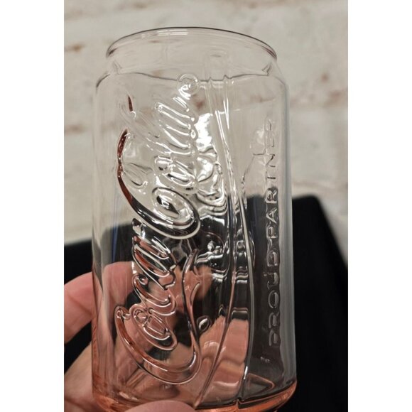 4 Coca-Cola Rio 2016 Embossed Pink Glasses Collectibles Coke - Picture 7 of 7